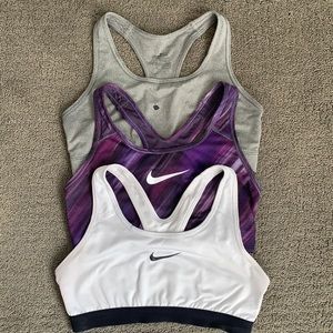 3 Nike Sports Bras